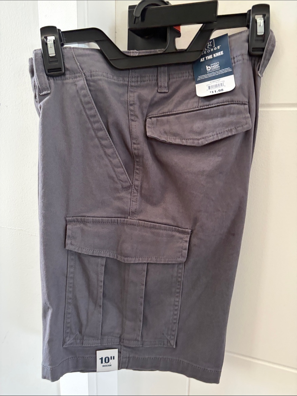 George Men's Gray Cargo Shorts